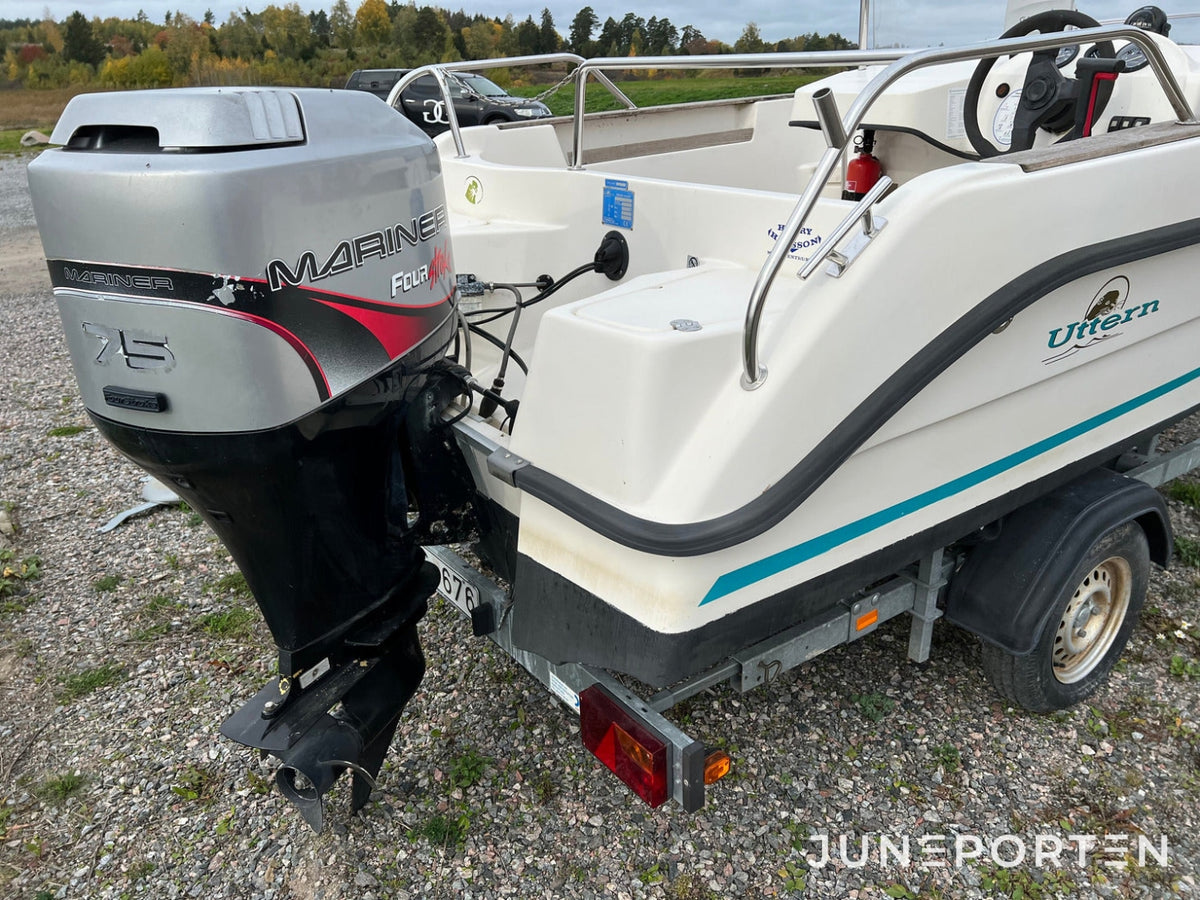 Motorbåt Uttern 5412 med trailer
