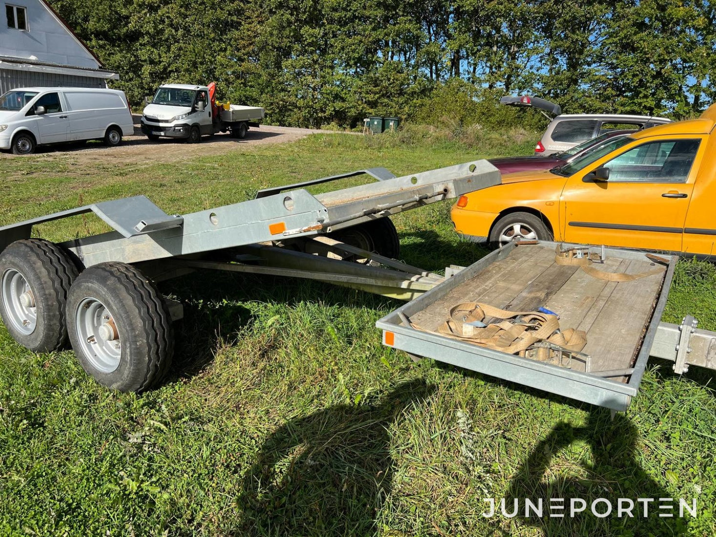 Maskinsläp 7 ton med tipp - 2017