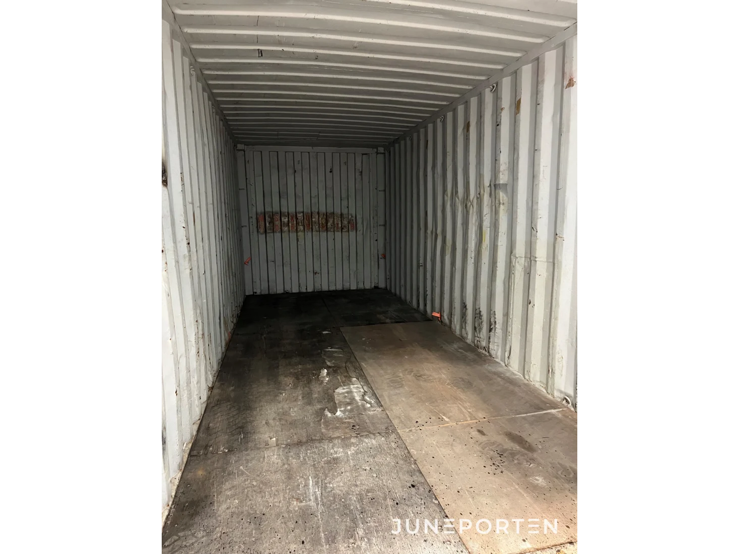 Fraktcontainer Blå 20 fot