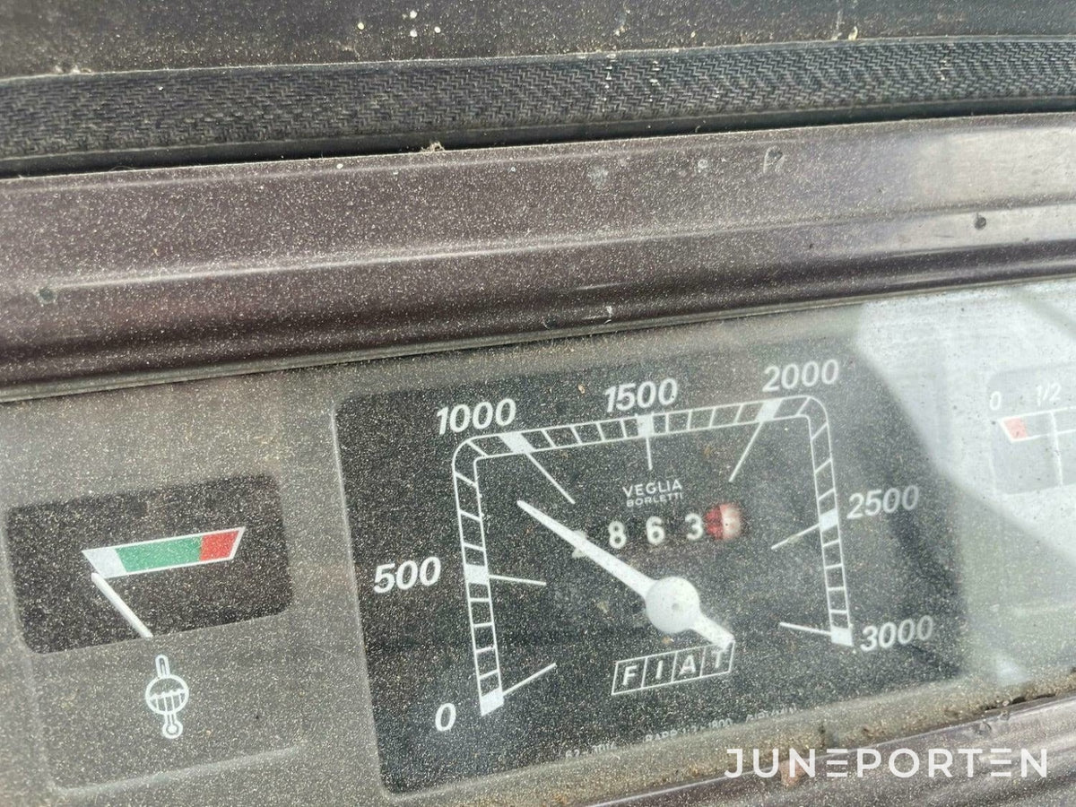 Fiat 880 med Patu skogsvagn - 1979
