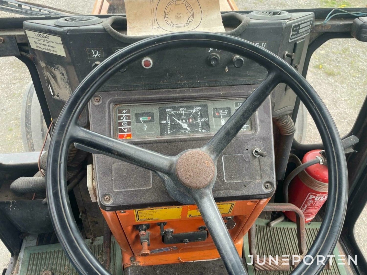 Fiat 880 med Patu skogsvagn - 1979