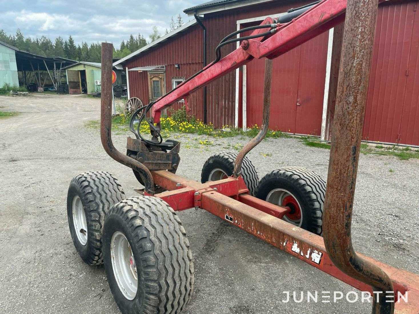 Fiat 880 med Patu skogsvagn - 1979
