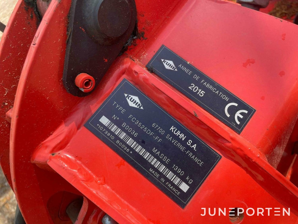 Kuhn FC3525 frontslåtterkross - 2015