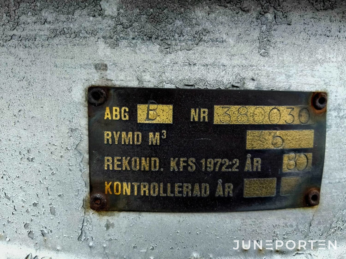 Bränsletank 6 m3