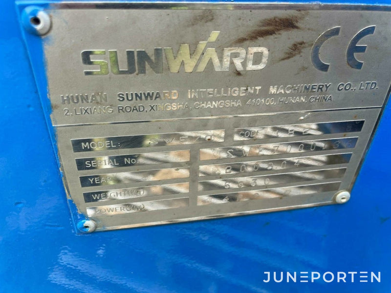 Grävmaskin Sunward SWE 70  - 2008