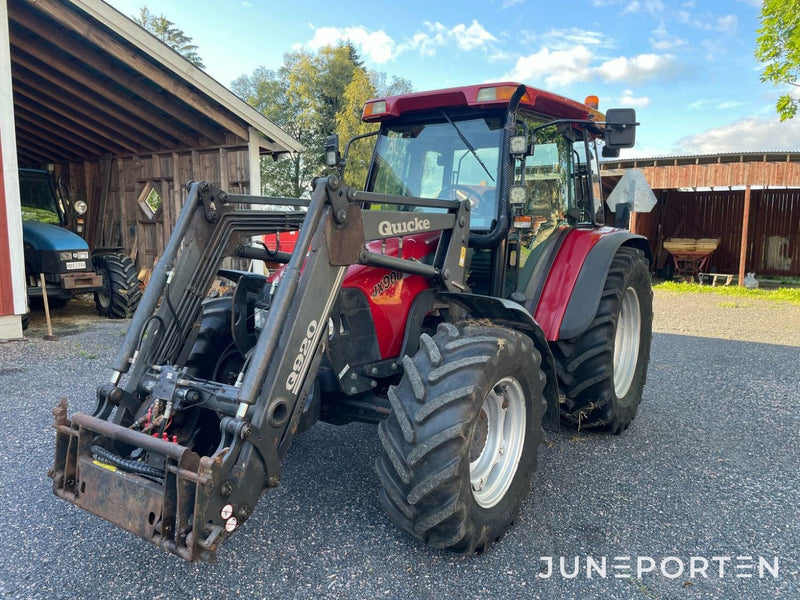 Case JX90U med ålö lastare - 2003