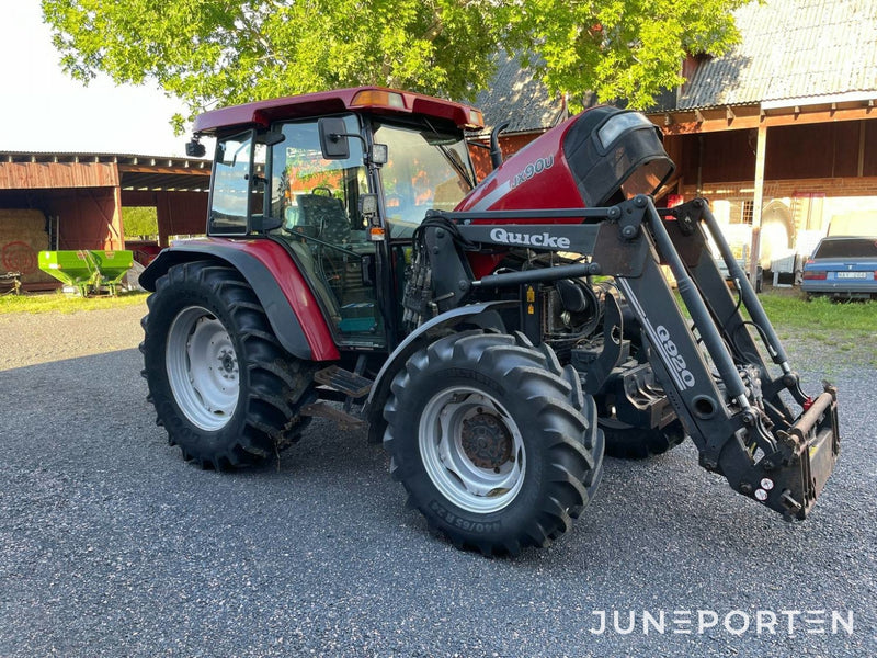 Case JX90U med ålö lastare - 2003