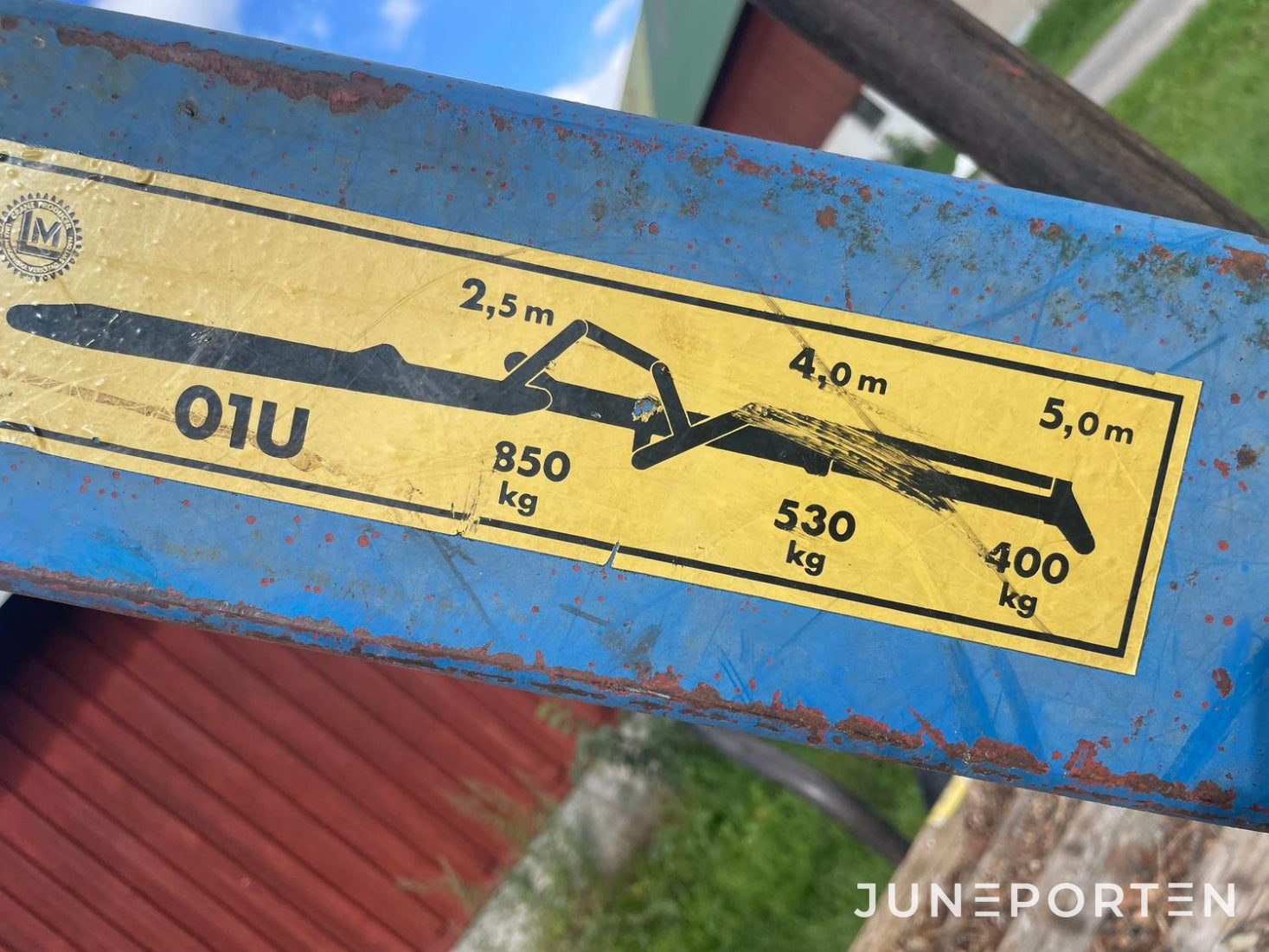 Weimer skogsvagn med kran