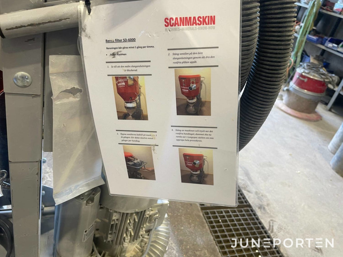 Industridammsugare Scandust 6000