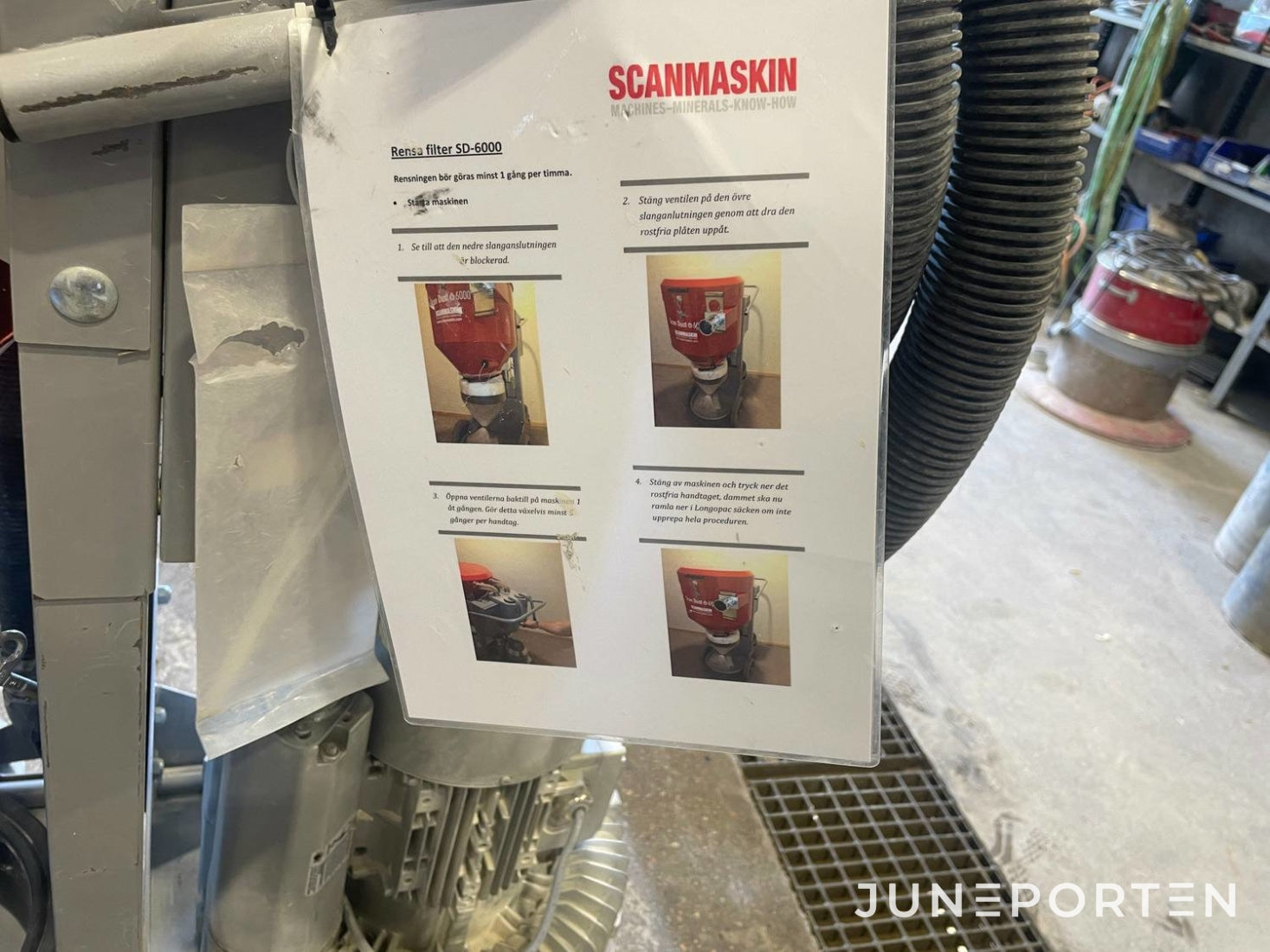 Industridammsugare Scandust 6000