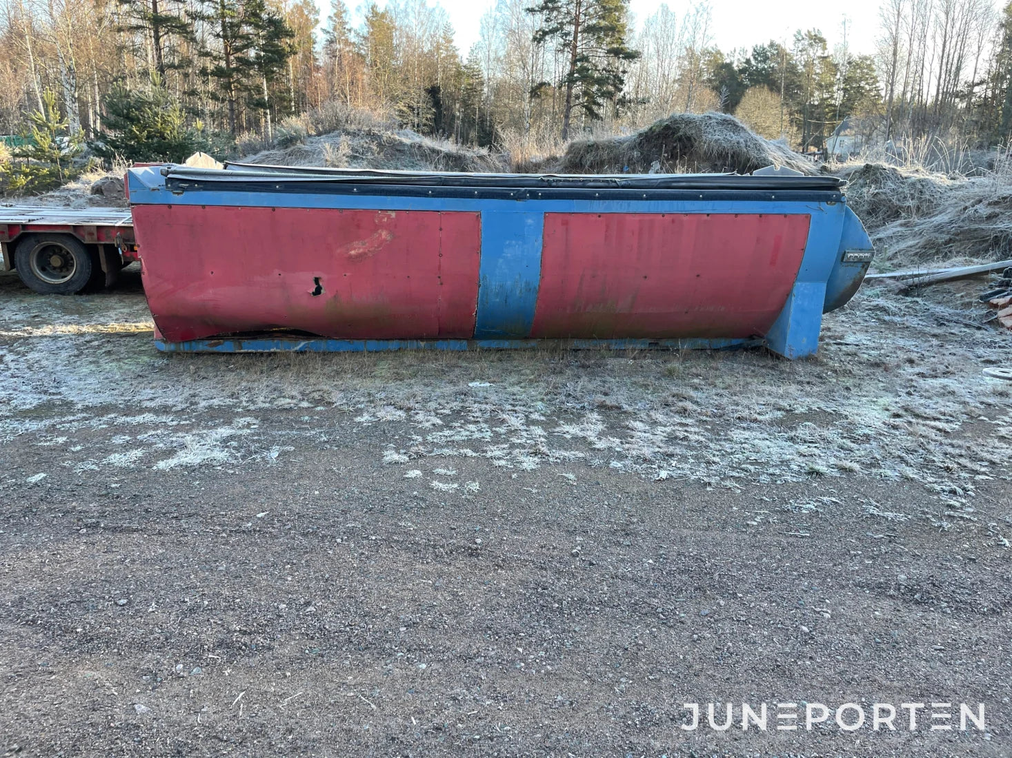 Asfaltsflak för lastväxlare