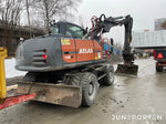 Hjulgrävare Atlas 160 W med tillbehör