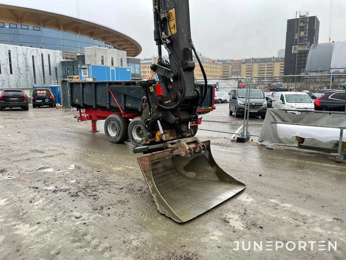 Hjulgrävare Atlas 160 W med tillbehör