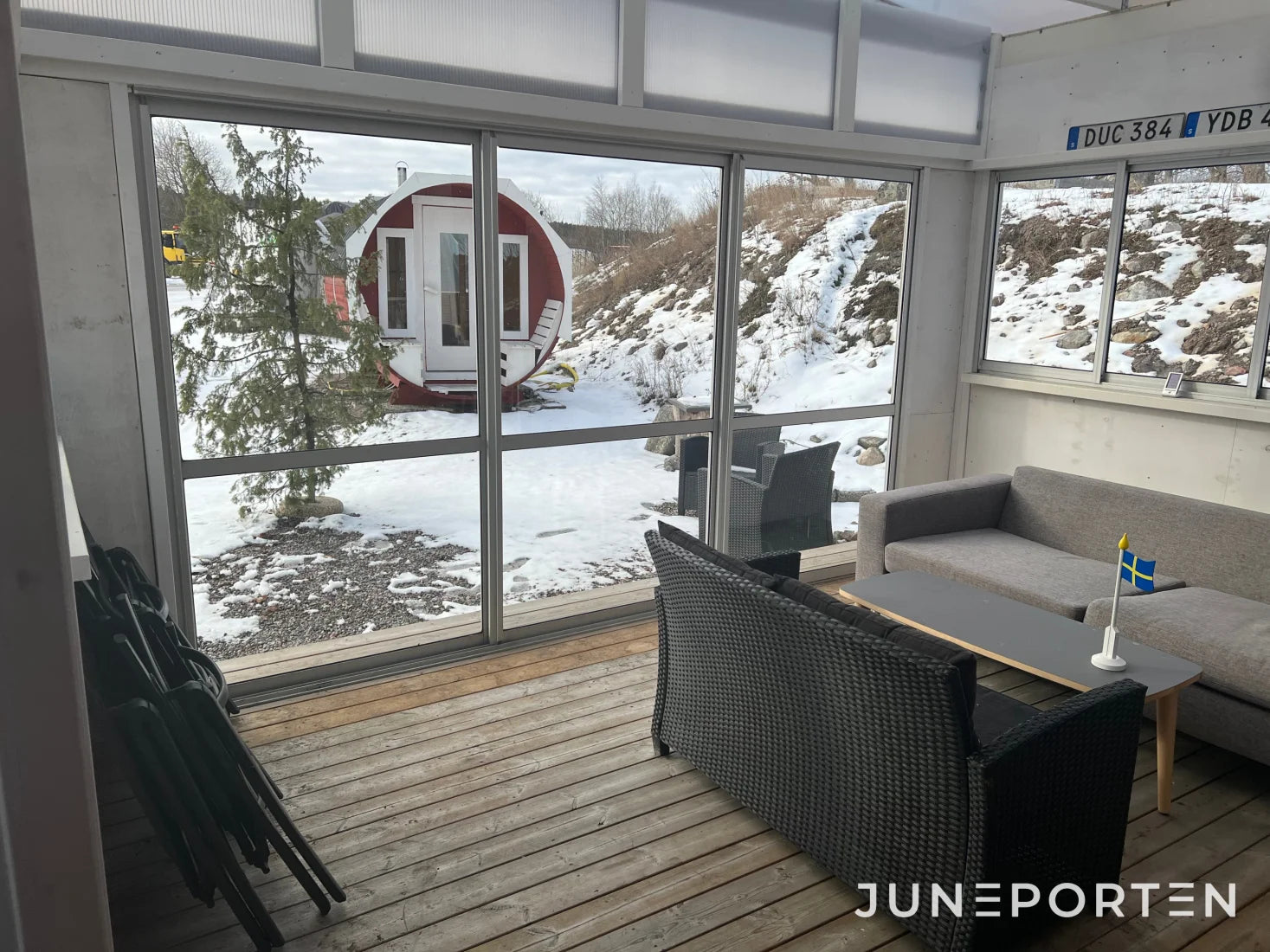 Attefallshus med loft