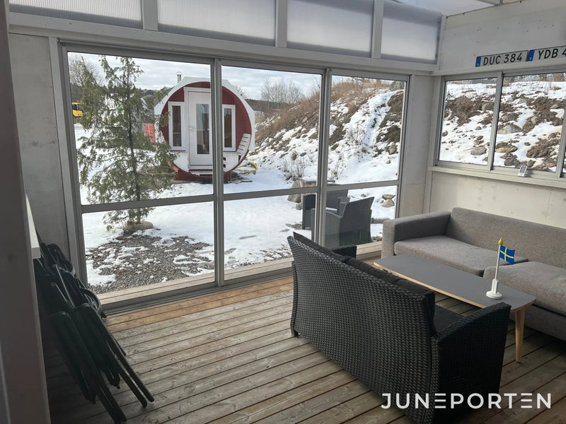 Attefallshus med loft