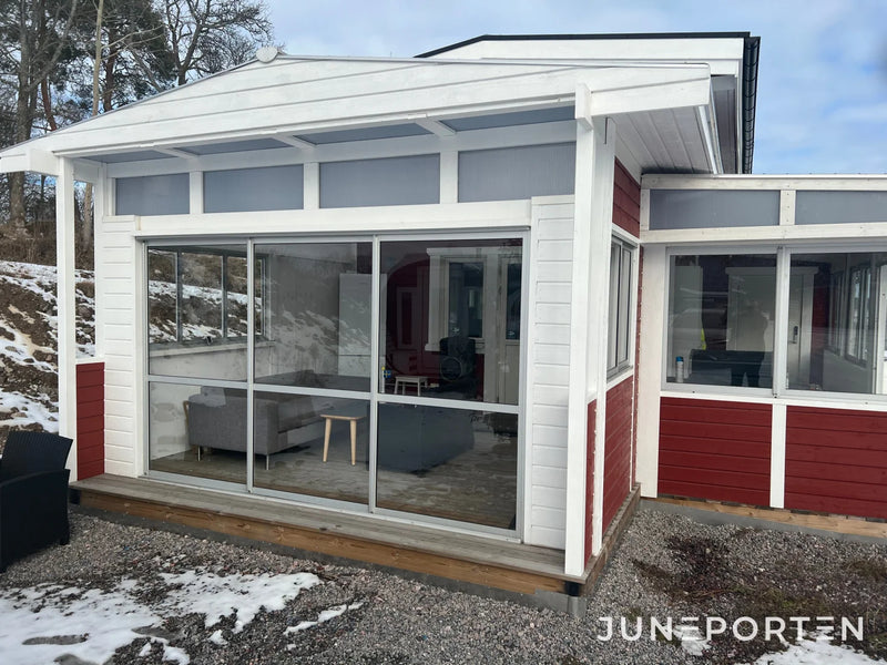 Attefallshus med loft