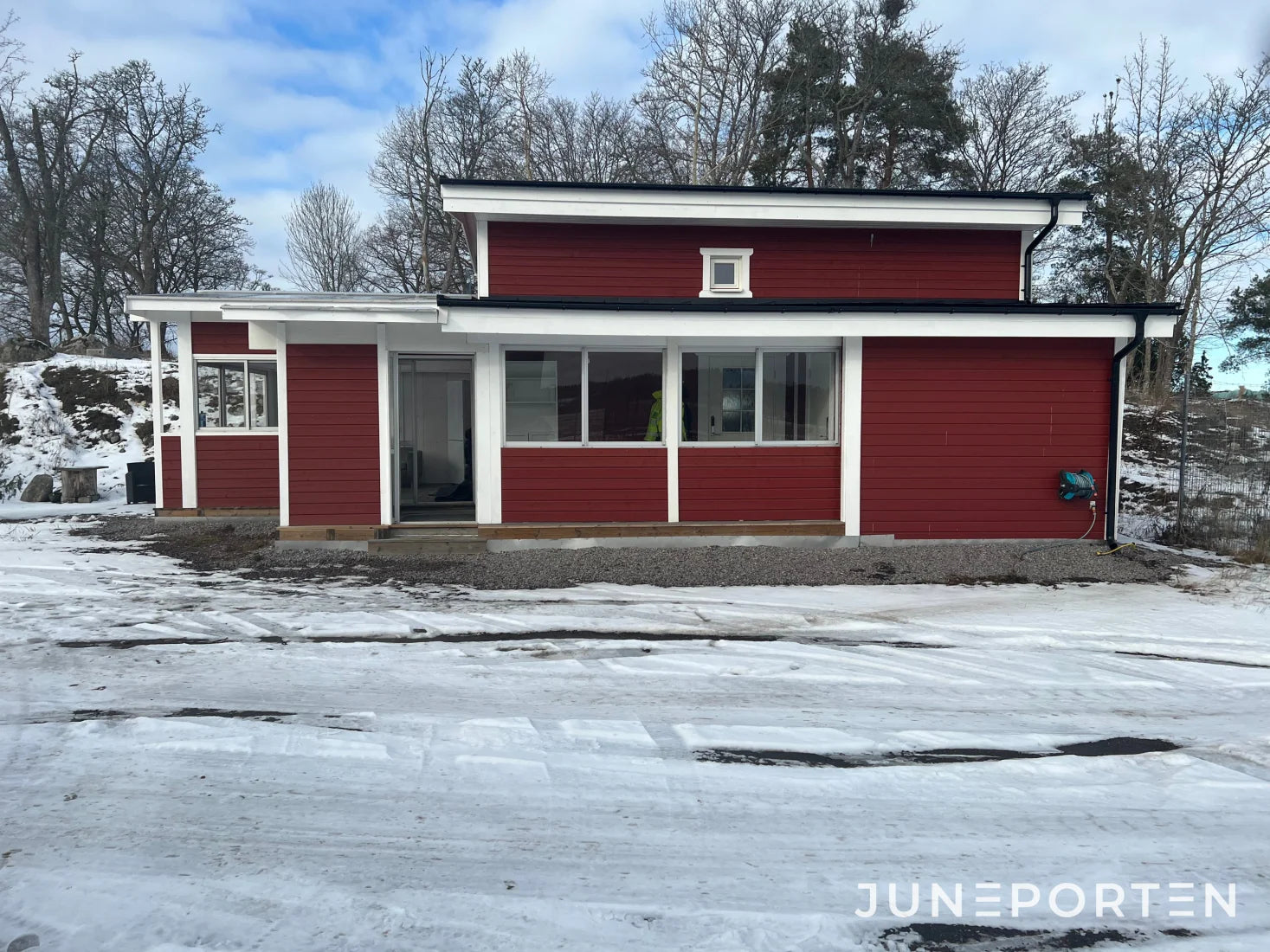 Attefallshus med loft