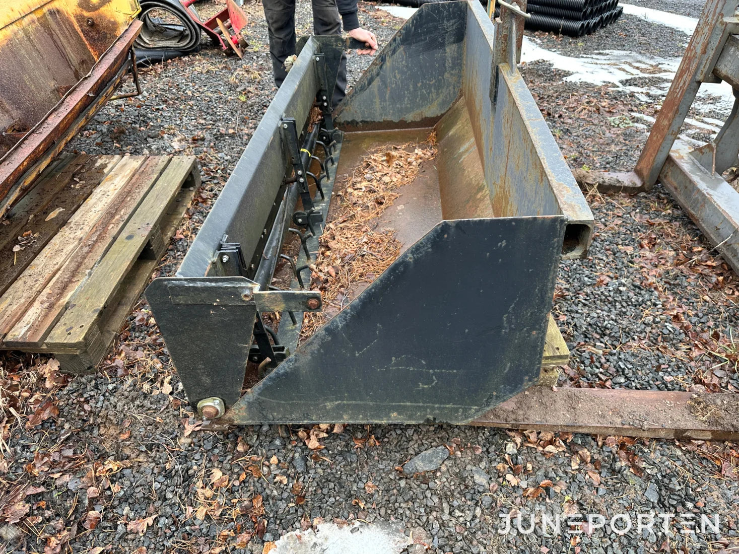 Bakskopa med sandaggregat