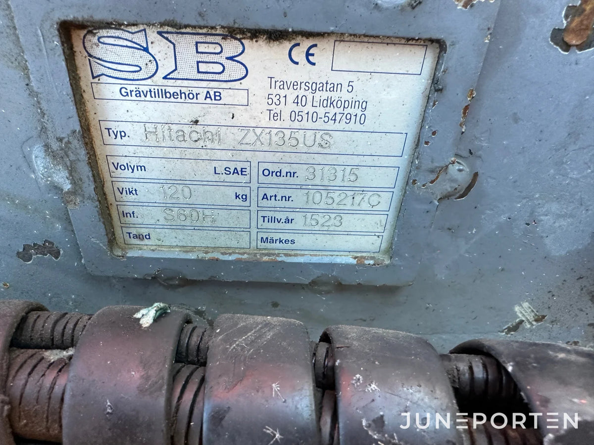 Bandgrävare Hitachi ZX 135 US-5B