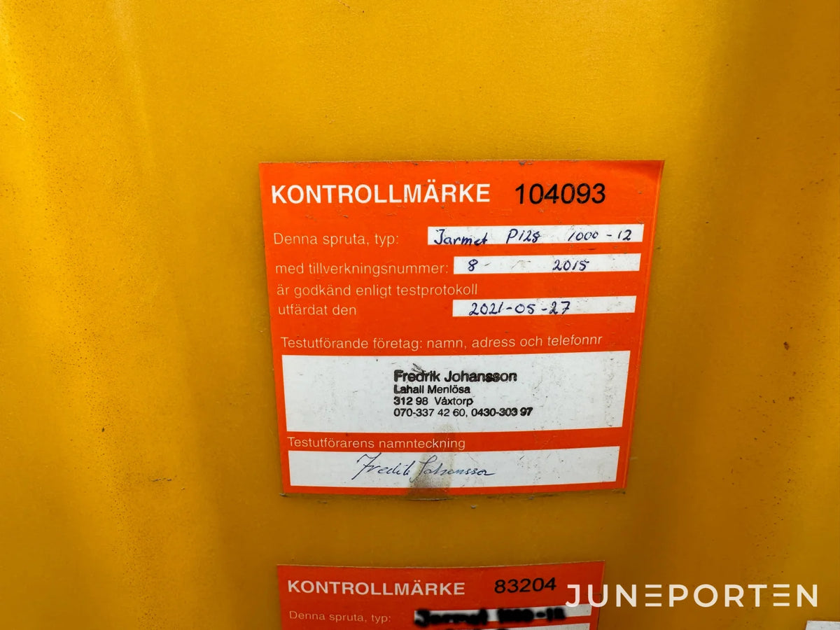 Buren växtskyddsspruta Jarmet P128
