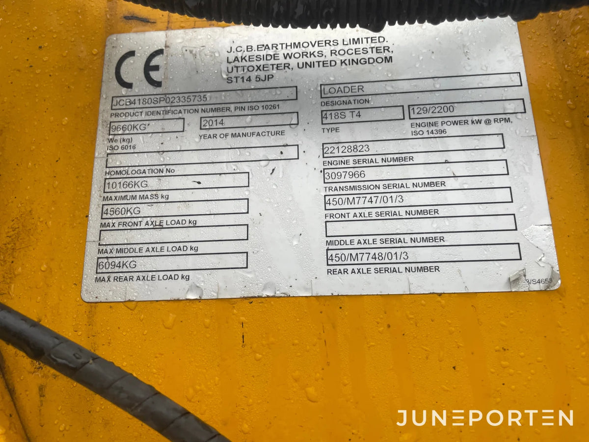 Lastmaskin JCB 418S - 14