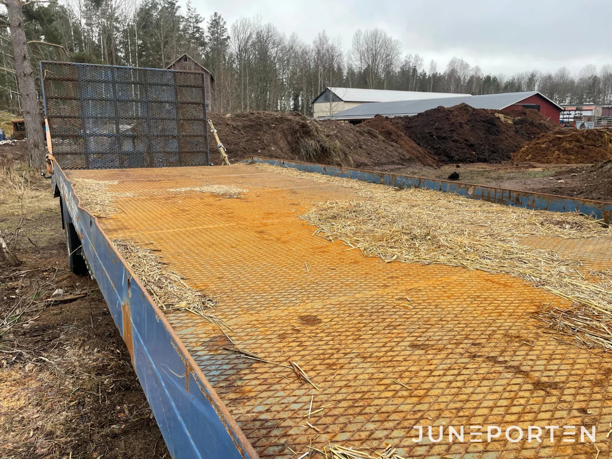 Maskintrailer för traktor Barslund 20 ton