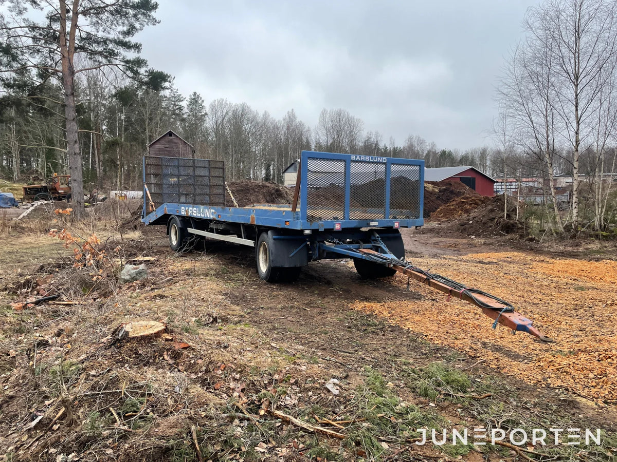 Maskintrailer för traktor Barslund 20 ton