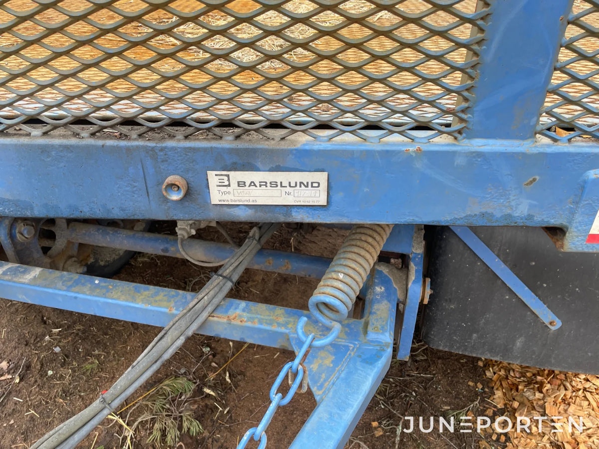 Maskintrailer för traktor Barslund 20 ton