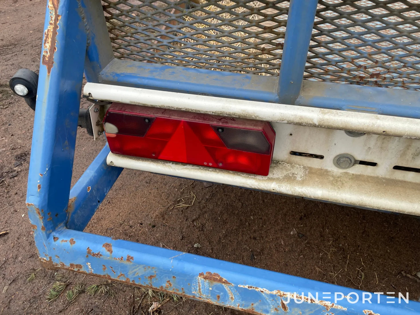 Maskintrailer för traktor Barslund 20 ton