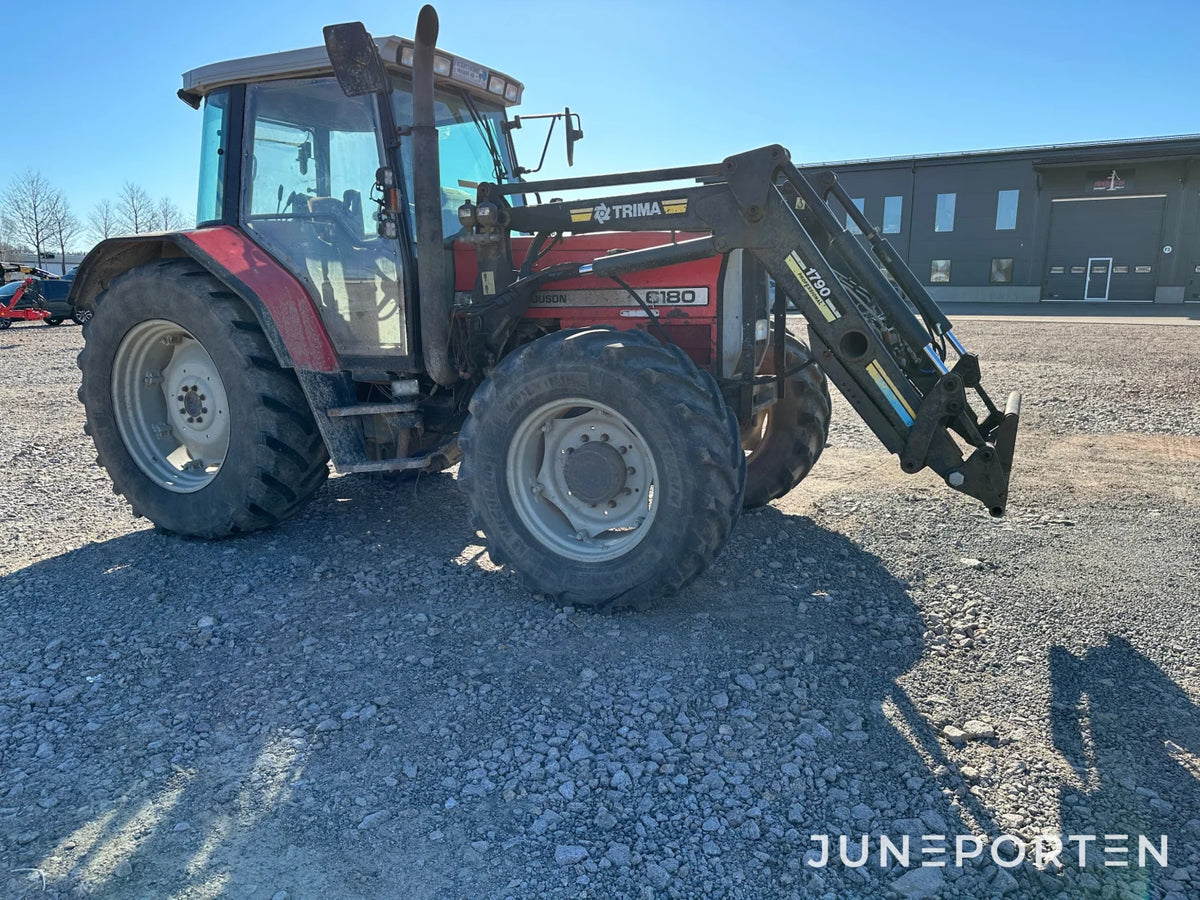 Massey Ferguson 6180 4WD med Trima lastare