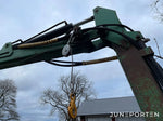 Möre skogsvagn med kran