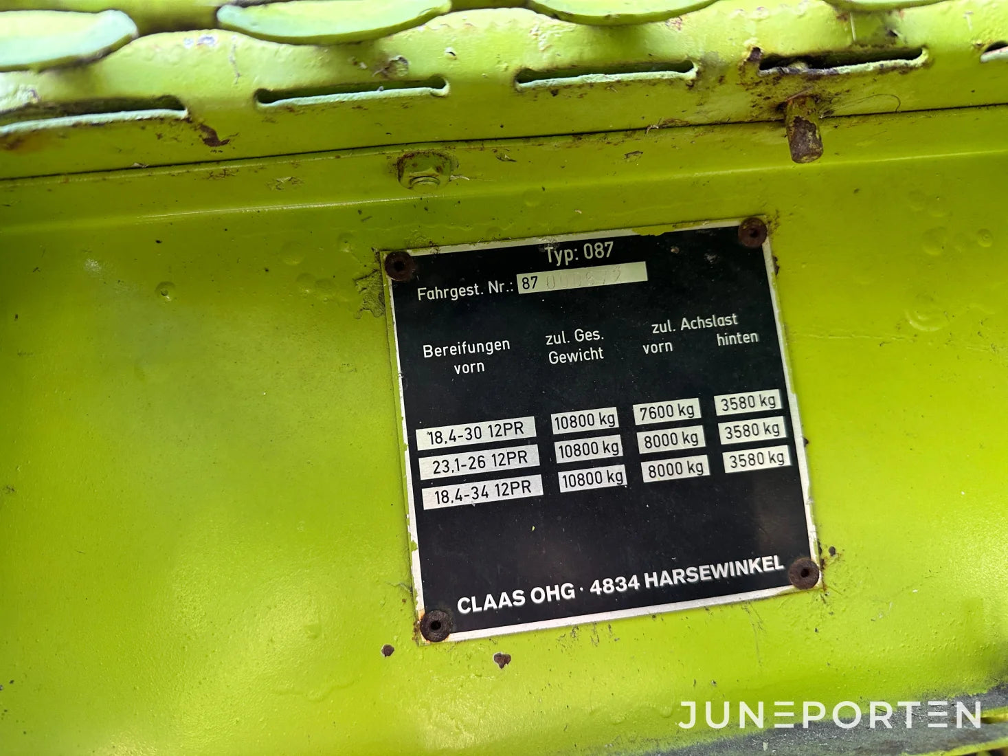 Skördetröska Claas Dominator 86
