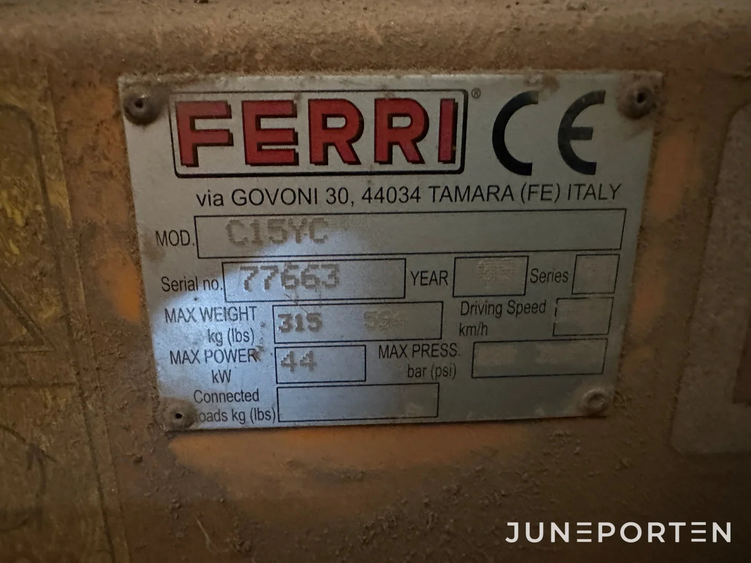 Släntklippare Frontmonterad Ferri C15YC