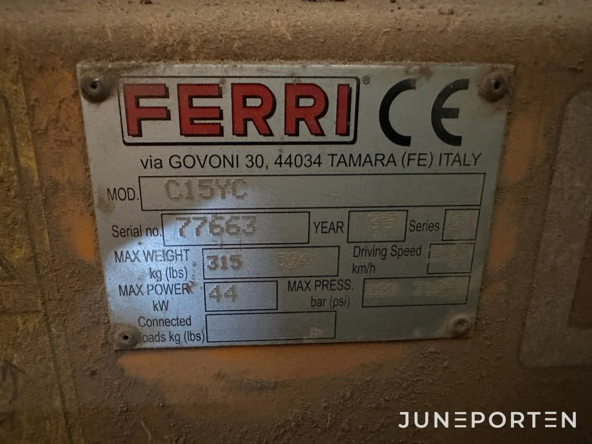 Släntklippare Frontmonterad Ferri C15YC