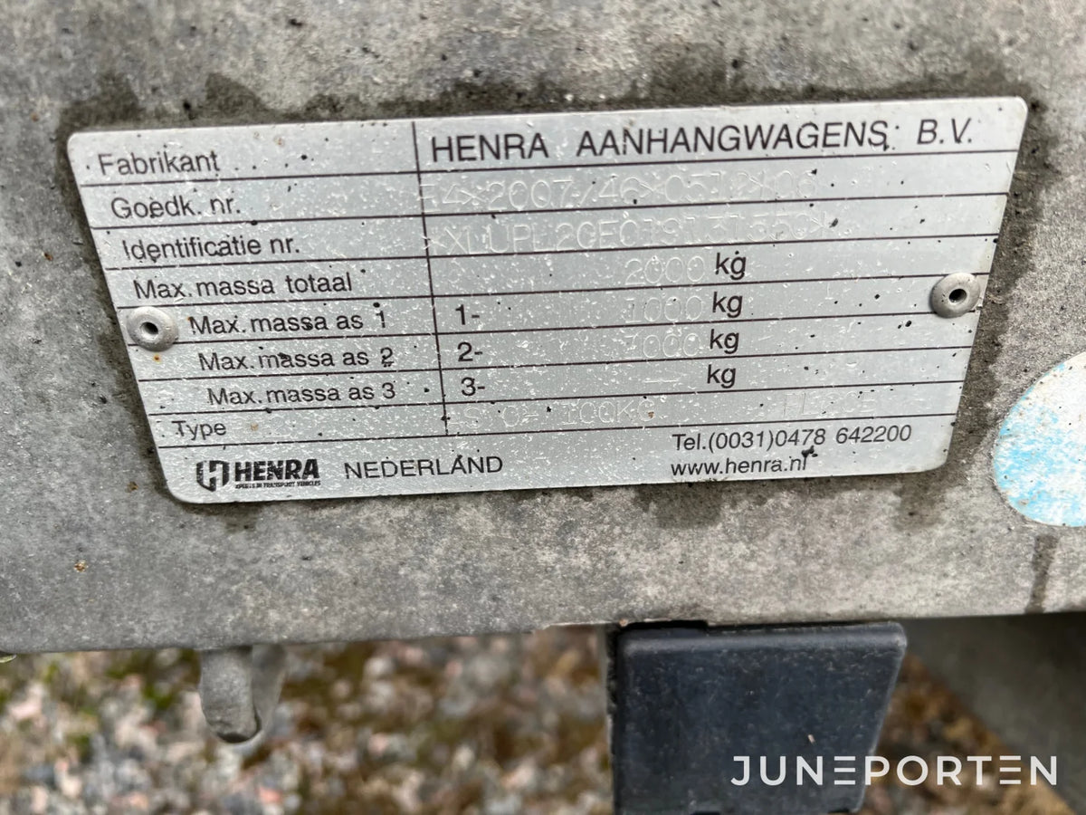 Släpvagn Henra PL20B