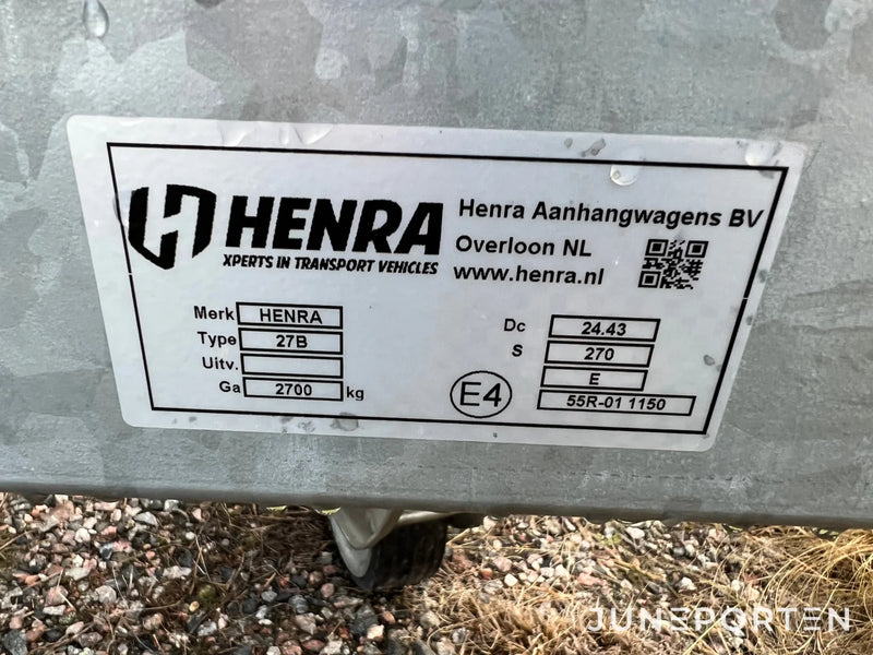 Släpvagn Henra PL27 2,7 ton