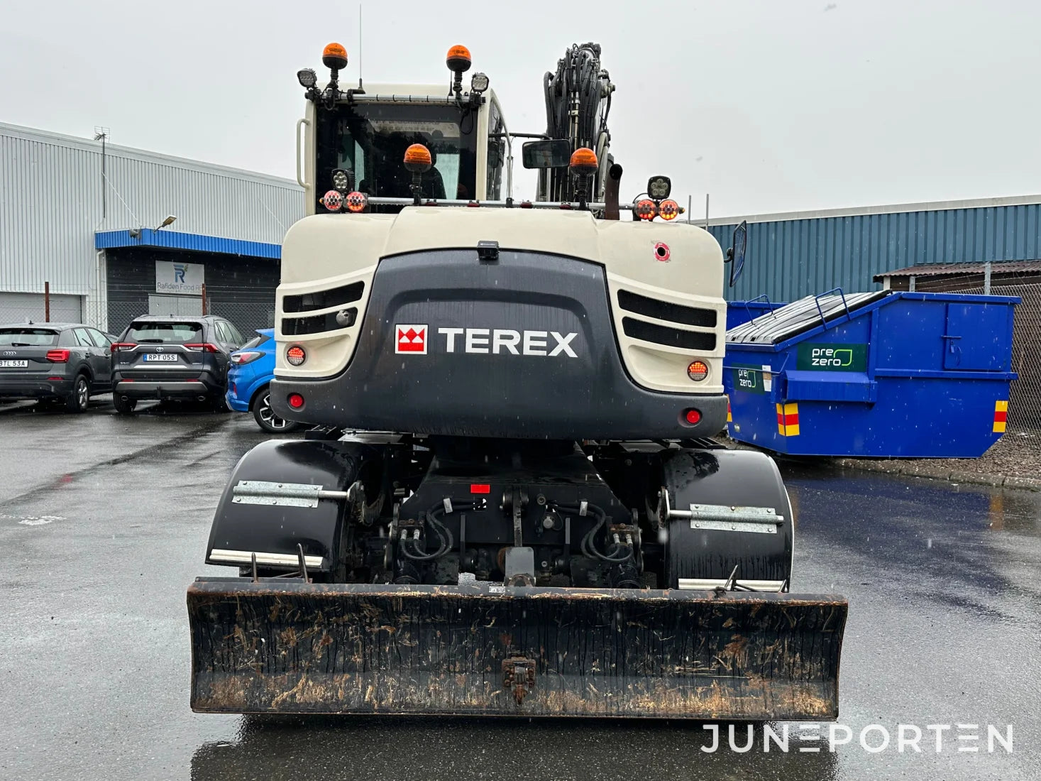 Hjulgrävare Terex TW85 med redskap
