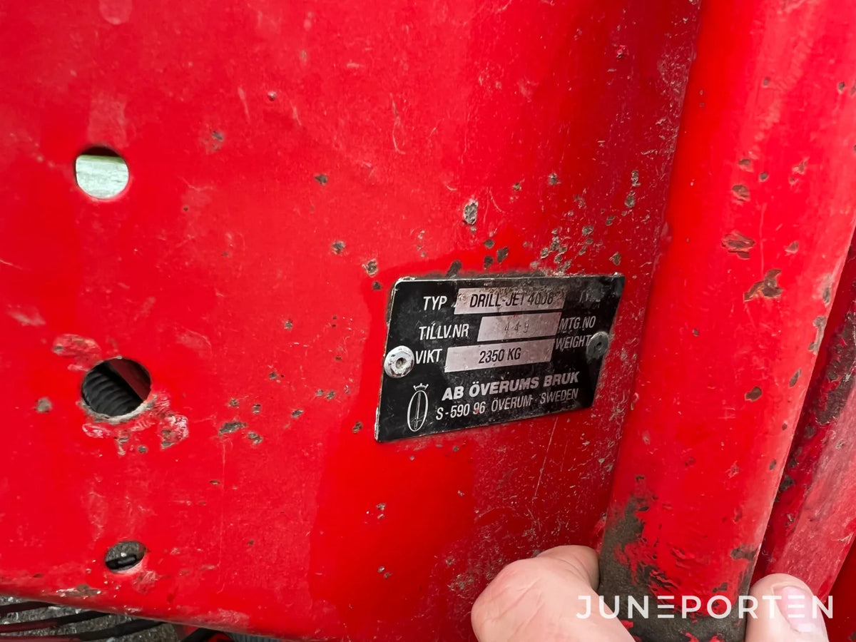 Såmaskin Tive Drill-Jet 4006