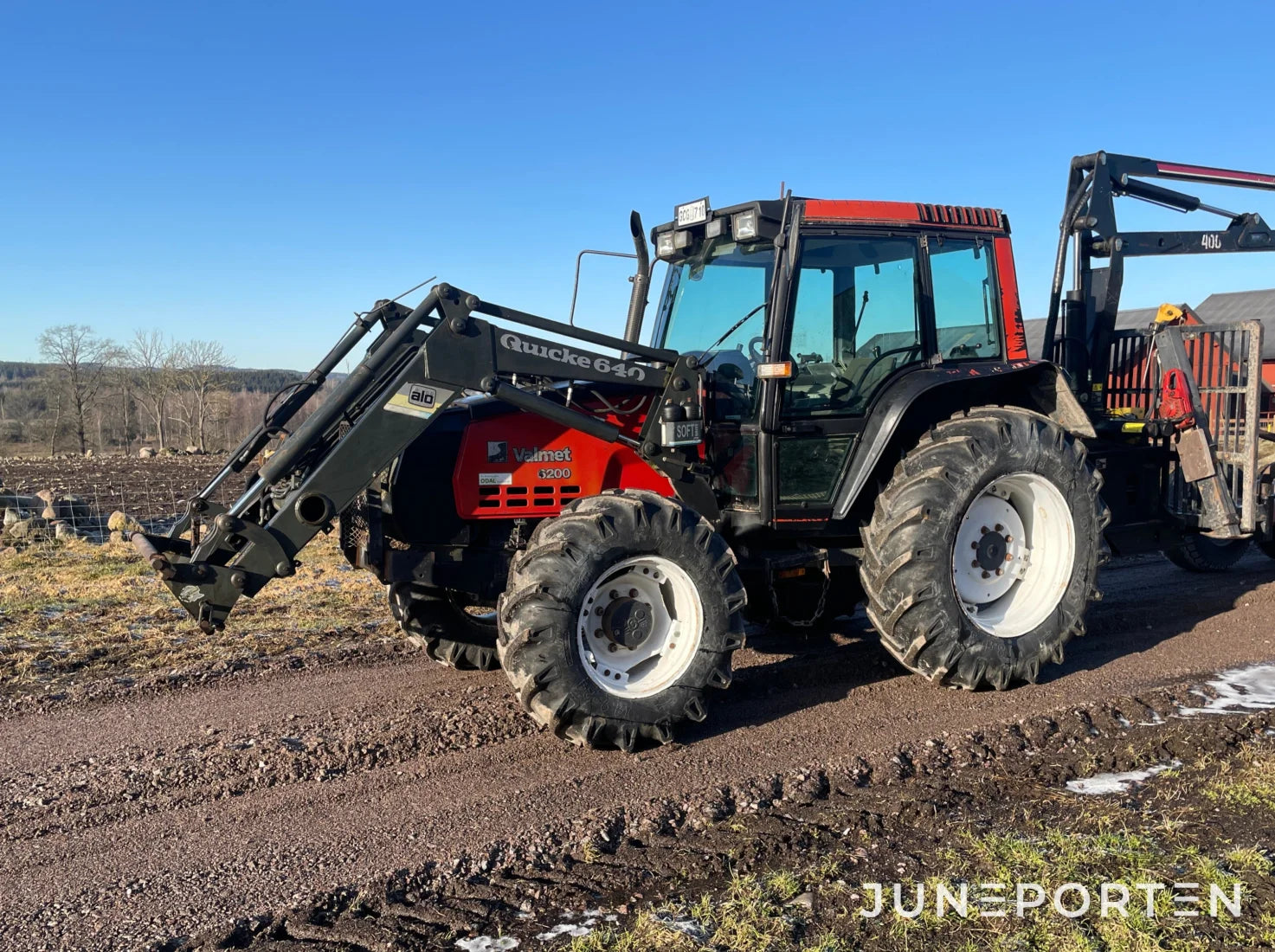 Valmet 6200 med Lastare